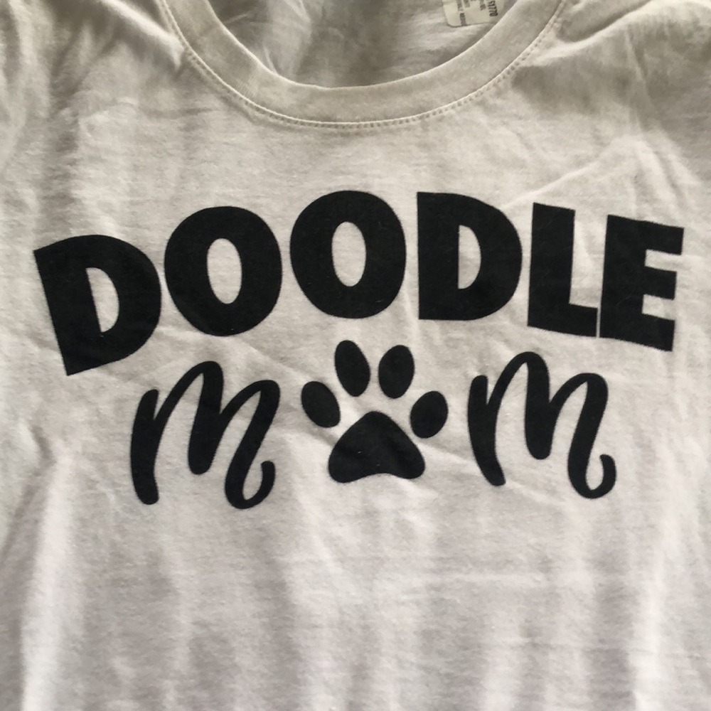 Doodle Mom White Tee